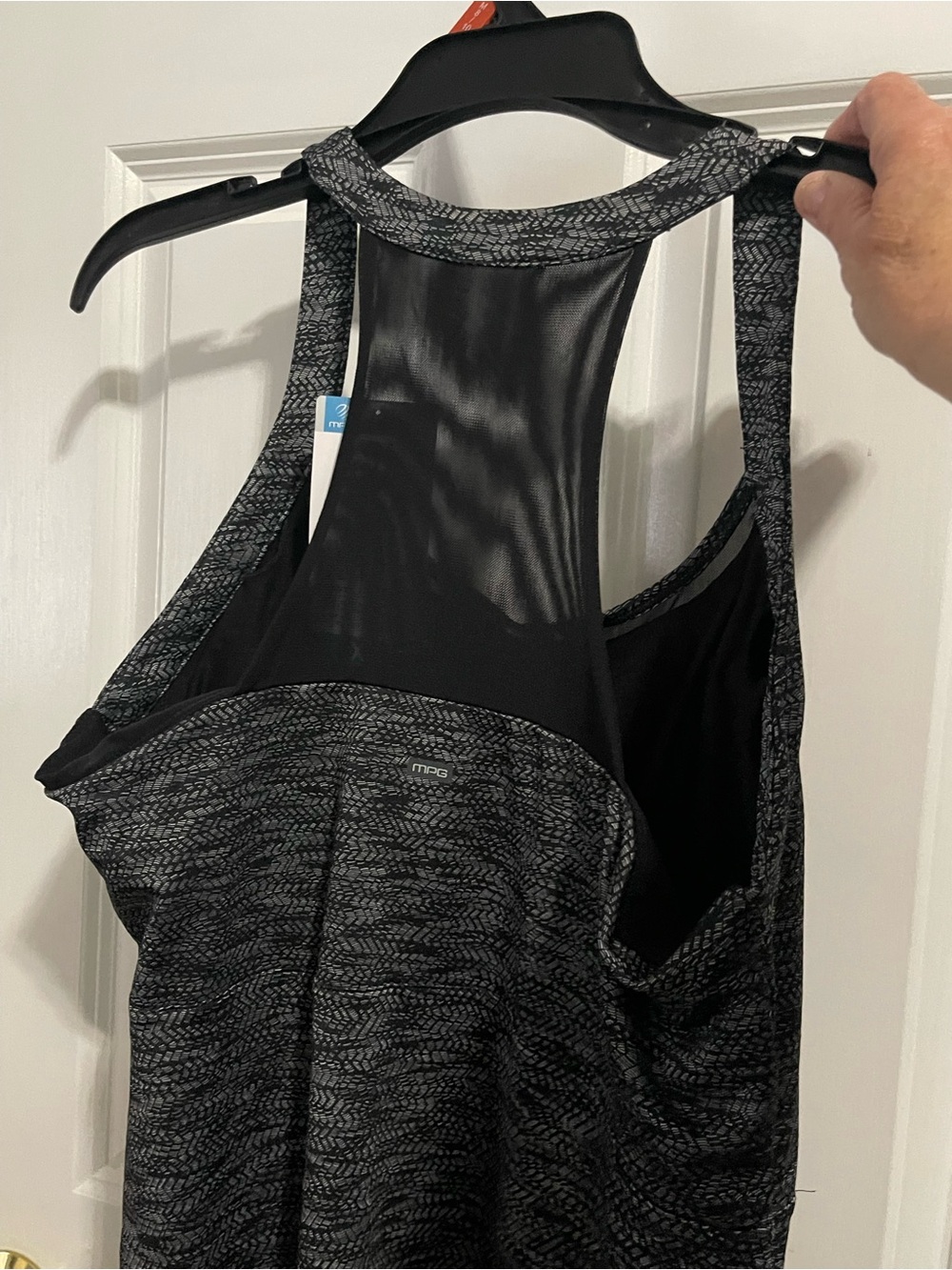 MPG Black and Gray Space-Dye Racerback Dress - Picture 2 of 5